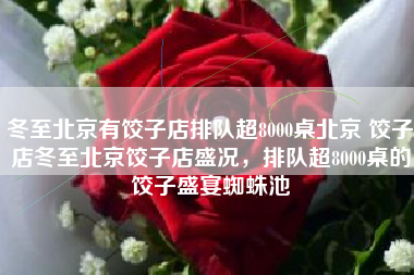 冬至北京有饺子店排队超8000桌北京 饺子店冬至北京饺子店盛况，排队超8000桌的饺子盛宴蜘蛛池