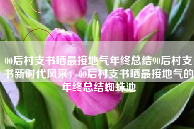 00后村支书晒最接地气年终总结90后村支书新时代风采，00后村支书晒最接地气的年终总结蜘蛛池