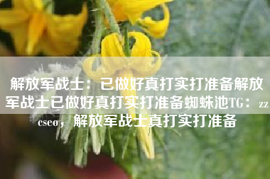 解放军战士：已做好真打实打准备解放军战士已做好真打实打准备蜘蛛池TG：zzcseo，解放军战士真打实打准备
