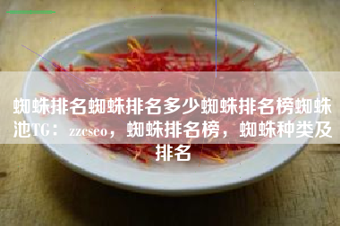 蜘蛛排名蜘蛛排名多少蜘蛛排名榜蜘蛛池TG：zzcseo，蜘蛛排名榜，蜘蛛种类及排名