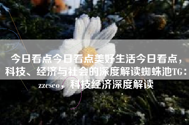 今日看点今日看点美好生活今日看点，科技、经济与社会的深度解读蜘蛛池TG：zzcseo，科技经济深度解读
