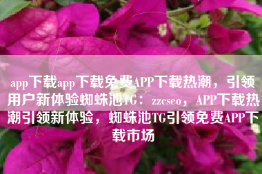 app下载app下载免费APP下载热潮，引领用户新体验蜘蛛池TG：zzcseo，APP下载热潮引领新体验，蜘蛛池TG引领免费APP下载市场