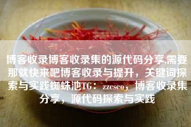 博客收录博客收录集的源代码分享,需要那就快来吧博客收录与提升，关键词探索与实践蜘蛛池TG：zzcseo，博客收录集分享，源代码探索与实践