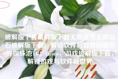 破解版下载破解版下载无限金币无限钻石破解版下载，解锁软件与游戏的新世界蜘蛛池TG：zzcseo，游戏破解版下载，解锁游戏与软件新世界