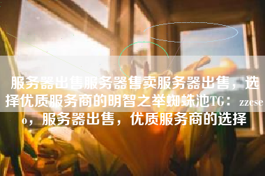 服务器出售服务器售卖服务器出售，选择优质服务商的明智之举蜘蛛池TG：zzcseo，服务器出售，优质服务商的选择