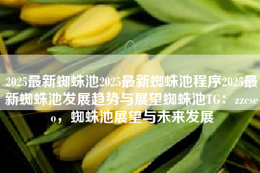 2025最新蜘蛛池2025最新蜘蛛池程序2025最新蜘蛛池发展趋势与展望蜘蛛池TG：zzcseo，蜘蛛池展望与未来发展