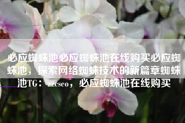 必应蜘蛛池必应蜘蛛池在线购买必应蜘蛛池，探索网络蜘蛛技术的新篇章蜘蛛池TG：zzcseo，必应蜘蛛池在线购买