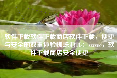 软件下载软件下载商店软件下载，便捷与安全的双重体验蜘蛛池TG：zzcseo，软件下载商店安全便捷
