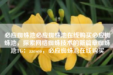 必应蜘蛛池必应蜘蛛池在线购买必应蜘蛛池，探索网络蜘蛛技术的新篇章蜘蛛池TG：zzcseo，必应蜘蛛池在线购买