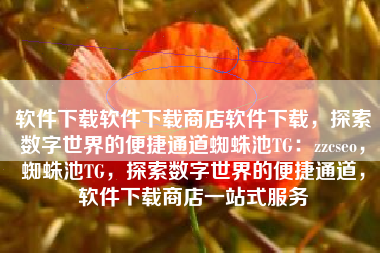 软件下载软件下载商店软件下载，探索数字世界的便捷通道蜘蛛池TG：zzcseo，蜘蛛池TG，探索数字世界的便捷通道，软件下载商店一站式服务