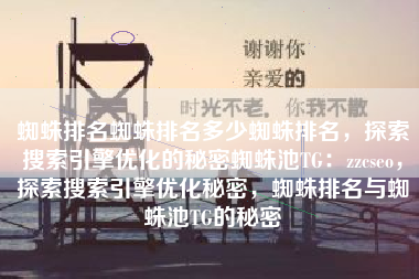 蜘蛛排名蜘蛛排名多少蜘蛛排名，探索搜索引擎优化的秘密蜘蛛池TG：zzcseo，探索搜索引擎优化秘密，蜘蛛排名与蜘蛛池TG的秘密