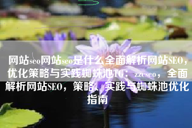 网站seo网站seo是什么全面解析网站SEO，优化策略与实践蜘蛛池TG：zzcseo，全面解析网站SEO，策略、实践与蜘蛛池优化指南