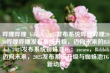哔哩哔哩_bilibili_2025发布系统哔哩哔哩2050哔哩哔哩发布系统升级，迈向未来的Bilibili 2025发布系统蜘蛛池TG：zzcseo，Bilibili迈向未来，2025发布系统升级与蜘蛛池TG新动向