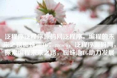 泛程序泛程序源码网泛程序，编程的未来之路蜘蛛池TG：zzcseo，泛程序源码网，探索编程未来之路，蜘蛛池TG助力发展