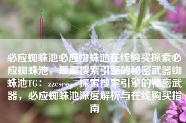 必应蜘蛛池必应蜘蛛池在线购买探索必应蜘蛛池，理解搜索引擎的秘密武器蜘蛛池TG：zzcseo，探索搜索引擎的秘密武器，必应蜘蛛池深度解析与在线购买指南