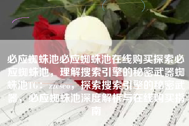 必应蜘蛛池必应蜘蛛池在线购买探索必应蜘蛛池，理解搜索引擎的秘密武器蜘蛛池TG：zzcseo，探索搜索引擎的秘密武器，必应蜘蛛池深度解析与在线购买指南