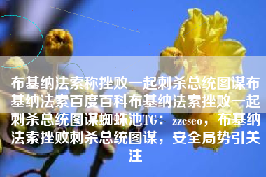 布基纳法索称挫败一起刺杀总统图谋布基纳法索百度百科布基纳法索挫败一起刺杀总统图谋蜘蛛池TG：zzcseo，布基纳法索挫败刺杀总统图谋，安全局势引关注