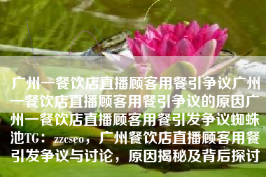 广州一餐饮店直播顾客用餐引争议广州一餐饮店直播顾客用餐引争议的原因广州一餐饮店直播顾客用餐引发争议蜘蛛池TG：zzcseo，广州餐饮店直播顾客用餐引发争议与讨论，原因揭秘及背后探讨