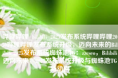 哔哩哔哩_bilibili_2025发布系统哔哩哔哩2050哔哩哔哩发布系统升级，迈向未来的Bilibili 2025发布系统蜘蛛池TG：zzcseo，Bilibili迈向未来，2025发布系统升级与蜘蛛池TG新动向