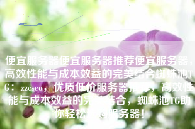便宜服务器便宜服务器推荐便宜服务器，高效性能与成本效益的完美结合蜘蛛池TG：zzcseo，优质低价服务器推荐，高效性能与成本效益的完美结合，蜘蛛池TG助你轻松选购服务器！