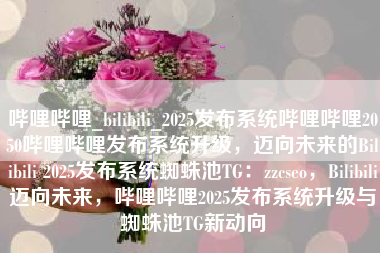 哔哩哔哩_bilibili_2025发布系统哔哩哔哩2050哔哩哔哩发布系统升级，迈向未来的Bilibili 2025发布系统蜘蛛池TG：zzcseo，Bilibili迈向未来，哔哩哔哩2025发布系统升级与蜘蛛池TG新动向