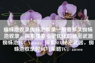 蜘蛛池收录蜘蛛池收录一般要多久蜘蛛池收录，探索搜索引擎优化的秘密武器蜘蛛池TG：zzcseo，探索SEO秘密武器，蜘蛛池收录时间与策略TG，zzcseo