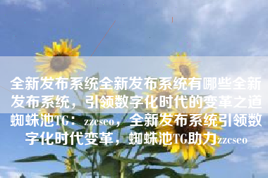 全新发布系统全新发布系统有哪些全新发布系统，引领数字化时代的变革之道蜘蛛池TG：zzcseo，全新发布系统引领数字化时代变革，蜘蛛池TG助力zzcseo