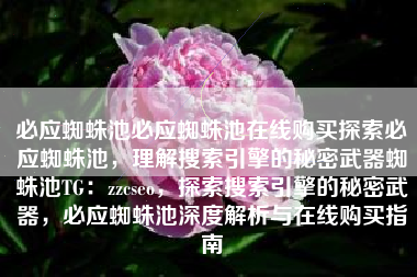 必应蜘蛛池必应蜘蛛池在线购买探索必应蜘蛛池，理解搜索引擎的秘密武器蜘蛛池TG：zzcseo，探索搜索引擎的秘密武器，必应蜘蛛池深度解析与在线购买指南