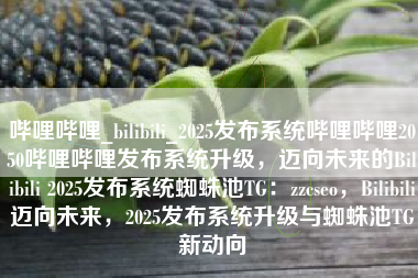 哔哩哔哩_bilibili_2025发布系统哔哩哔哩2050哔哩哔哩发布系统升级，迈向未来的Bilibili 2025发布系统蜘蛛池TG：zzcseo，Bilibili迈向未来，2025发布系统升级与蜘蛛池TG新动向