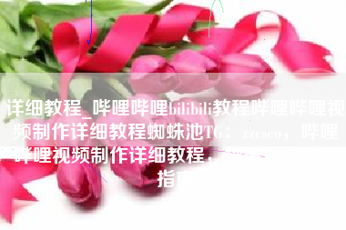 详细教程_哔哩哔哩bilibili教程哔哩哔哩视频制作详细教程蜘蛛池TG：zzcseo，哔哩哔哩视频制作详细教程，蜘蛛池TG操作指南