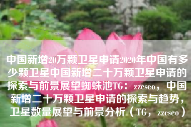 中国新增20万颗卫星申请2020年中国有多少颗卫星中国新增二十万颗卫星申请的探索与前景展望蜘蛛池TG：zzcseo，中国新增二十万颗卫星申请的探索与趋势，卫星数量展望与前景分析（TG，zzcseo）