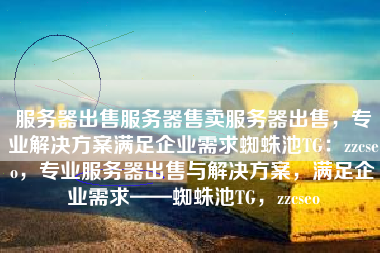 服务器出售服务器售卖服务器出售，专业解决方案满足企业需求蜘蛛池TG：zzcseo，专业服务器出售与解决方案，满足企业需求——蜘蛛池TG，zzcseo