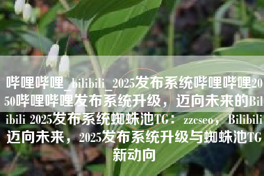 哔哩哔哩_bilibili_2025发布系统哔哩哔哩2050哔哩哔哩发布系统升级，迈向未来的Bilibili 2025发布系统蜘蛛池TG：zzcseo，Bilibili迈向未来，2025发布系统升级与蜘蛛池TG新动向
