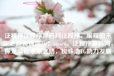 泛程序泛程序源码网泛程序，编程的未来之路蜘蛛池TG：zzcseo，泛程序源码网，探索编程未来之路，蜘蛛池TG助力发展