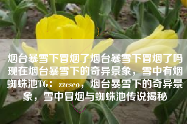 烟台暴雪下冒烟了烟台暴雪下冒烟了吗现在烟台暴雪下的奇异景象，雪中有烟蜘蛛池TG：zzcseo，烟台暴雪下的奇异景象，雪中冒烟与蜘蛛池传说揭秘