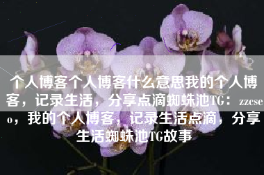 个人博客个人博客什么意思我的个人博客，记录生活，分享点滴蜘蛛池TG：zzcseo，我的个人博客，记录生活点滴，分享生活蜘蛛池TG故事