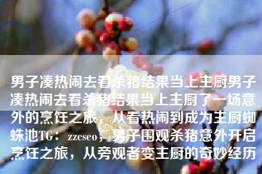 男子凑热闹去看杀猪结果当上主厨男子凑热闹去看杀猪结果当上主厨了一场意外的烹饪之旅，从看热闹到成为主厨蜘蛛池TG：zzcseo，男子围观杀猪意外开启烹饪之旅，从旁观者变主厨的奇妙经历