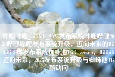 哔哩哔哩_bilibili_2025发布系统哔哩哔哩2050哔哩哔哩发布系统升级，迈向未来的Bilibili 2025发布系统蜘蛛池TG：zzcseo，Bilibili迈向未来，2025发布系统升级与蜘蛛池TG新动向
