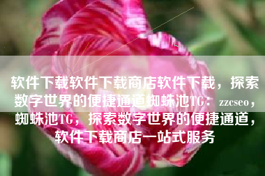 软件下载软件下载商店软件下载，探索数字世界的便捷通道蜘蛛池TG：zzcseo，蜘蛛池TG，探索数字世界的便捷通道，软件下载商店一站式服务