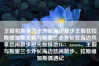 王毅和斯里兰卡外长海边散步王毅在拉斯维加斯王毅与斯里兰卡外长在海边共享悠闲散步时光蜘蛛池TG：zzcseo，王毅与斯里兰卡外长海边悠闲散步，拉斯维加斯偶遇记