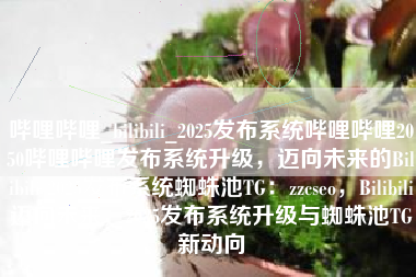 哔哩哔哩_bilibili_2025发布系统哔哩哔哩2050哔哩哔哩发布系统升级，迈向未来的Bilibili 2025发布系统蜘蛛池TG：zzcseo，Bilibili迈向未来，2025发布系统升级与蜘蛛池TG新动向