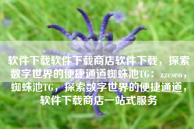 软件下载软件下载商店软件下载，探索数字世界的便捷通道蜘蛛池TG：zzcseo，蜘蛛池TG，探索数字世界的便捷通道，软件下载商店一站式服务