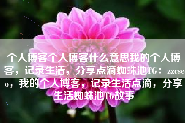 个人博客个人博客什么意思我的个人博客，记录生活，分享点滴蜘蛛池TG：zzcseo，我的个人博客，记录生活点滴，分享生活蜘蛛池TG故事