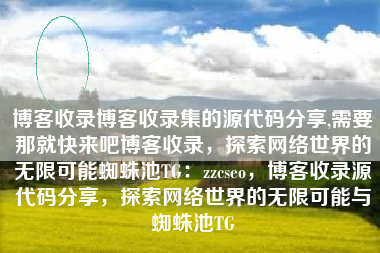 博客收录博客收录集的源代码分享,需要那就快来吧博客收录，探索网络世界的无限可能蜘蛛池TG：zzcseo，博客收录源代码分享，探索网络世界的无限可能与蜘蛛池TG