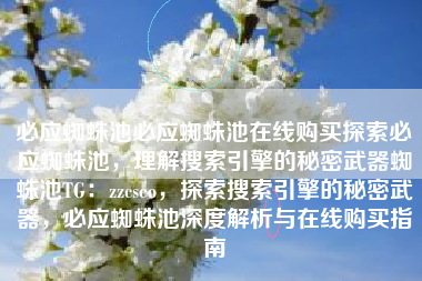 必应蜘蛛池必应蜘蛛池在线购买探索必应蜘蛛池，理解搜索引擎的秘密武器蜘蛛池TG：zzcseo，探索搜索引擎的秘密武器，必应蜘蛛池深度解析与在线购买指南