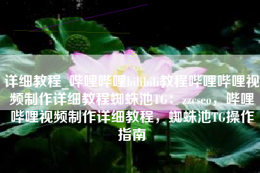 详细教程_哔哩哔哩bilibili教程哔哩哔哩视频制作详细教程蜘蛛池TG：zzcseo，哔哩哔哩视频制作详细教程，蜘蛛池TG操作指南