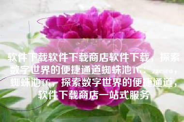 软件下载软件下载商店软件下载，探索数字世界的便捷通道蜘蛛池TG：zzcseo，蜘蛛池TG，探索数字世界的便捷通道，软件下载商店一站式服务