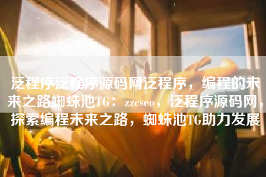 泛程序泛程序源码网泛程序，编程的未来之路蜘蛛池TG：zzcseo，泛程序源码网，探索编程未来之路，蜘蛛池TG助力发展