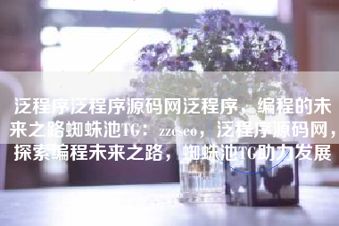 泛程序泛程序源码网泛程序，编程的未来之路蜘蛛池TG：zzcseo，泛程序源码网，探索编程未来之路，蜘蛛池TG助力发展