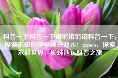 科普一下科普一下锵锵锵锵锵科普一下，探索未知的世界蜘蛛池TG：zzcseo，探索未知世界，蜘蛛池TG科普之旅